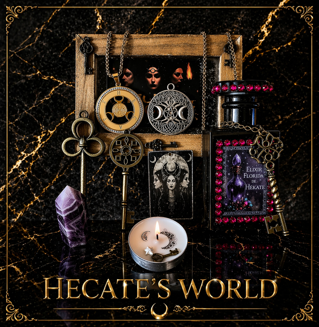 Agua Florida Ritual de Hécate (30 ml) · Mini Altar Portátil · Edición Limitada
